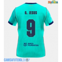 Camisa de time de futebol Barcelona Gabriel Jesus #9 Replicas 3º Equipamento 2026-27 Manga Curta